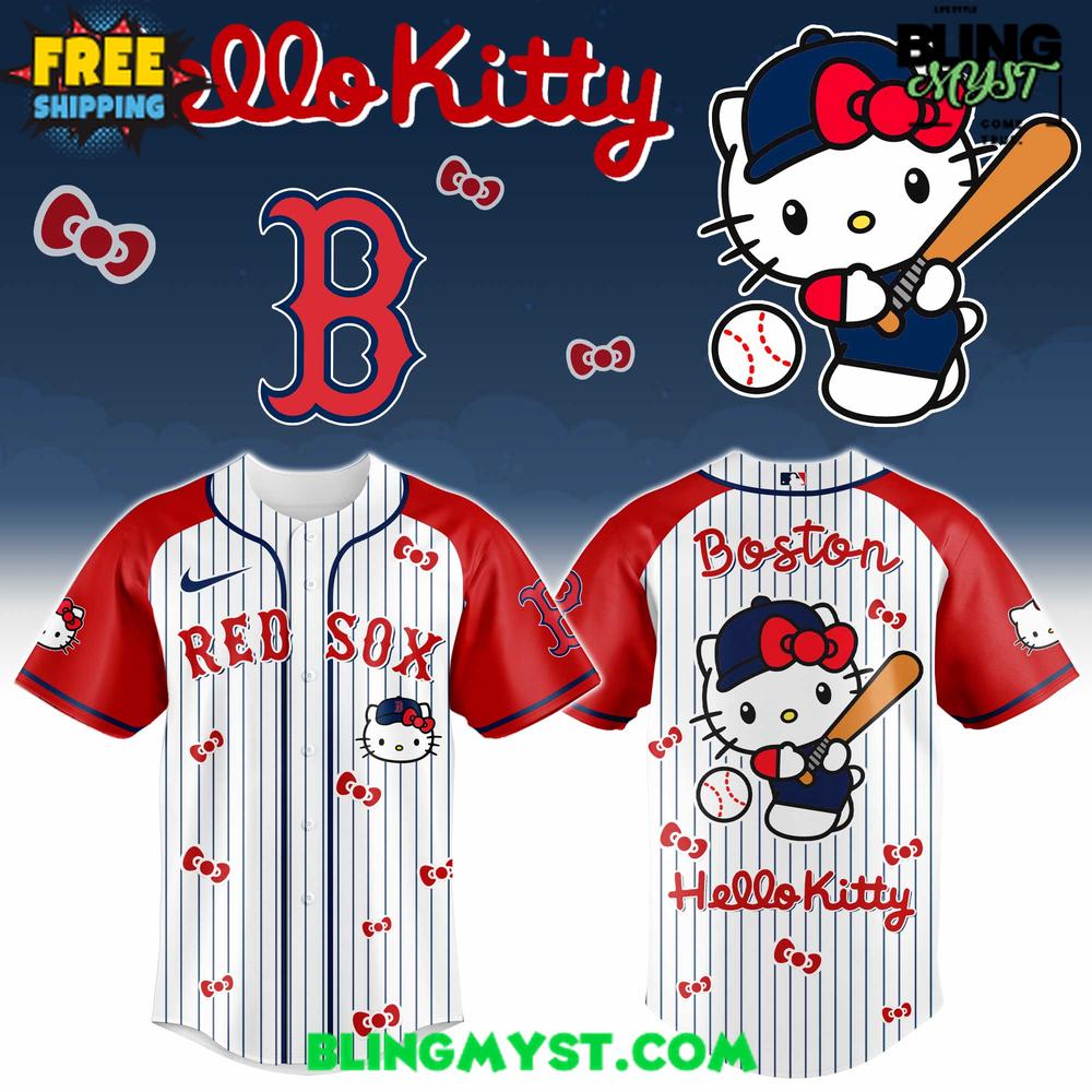 Boston Red Sox x Helllo Kitty 2026 Baseball Jersey