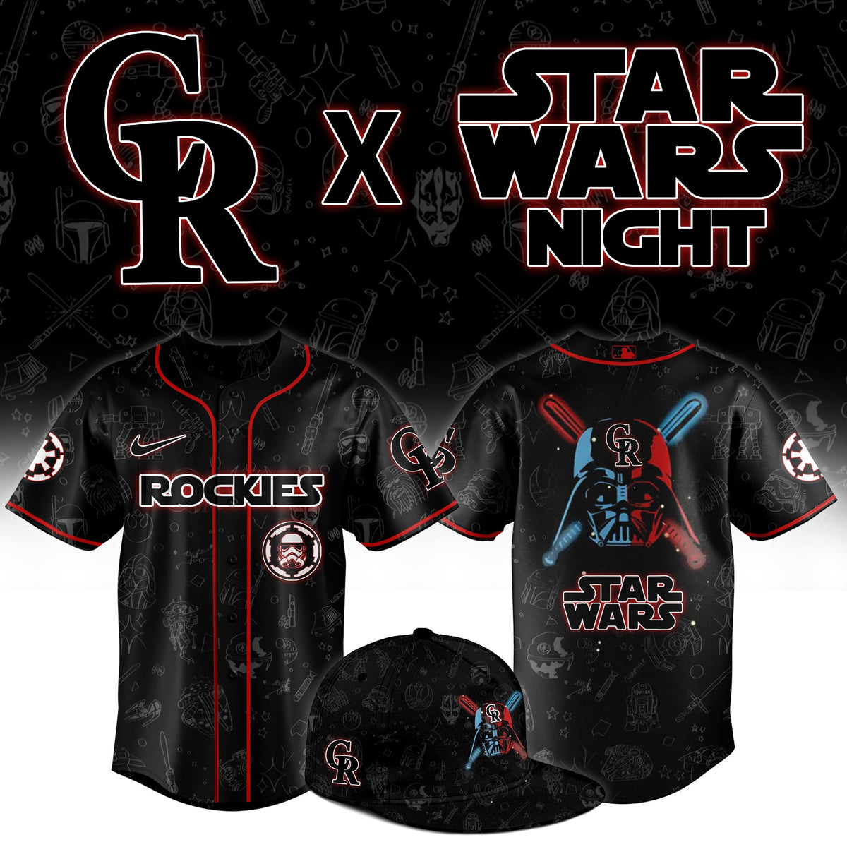 Colorado Rockies 2025 Star Wars Night Limited Jersey