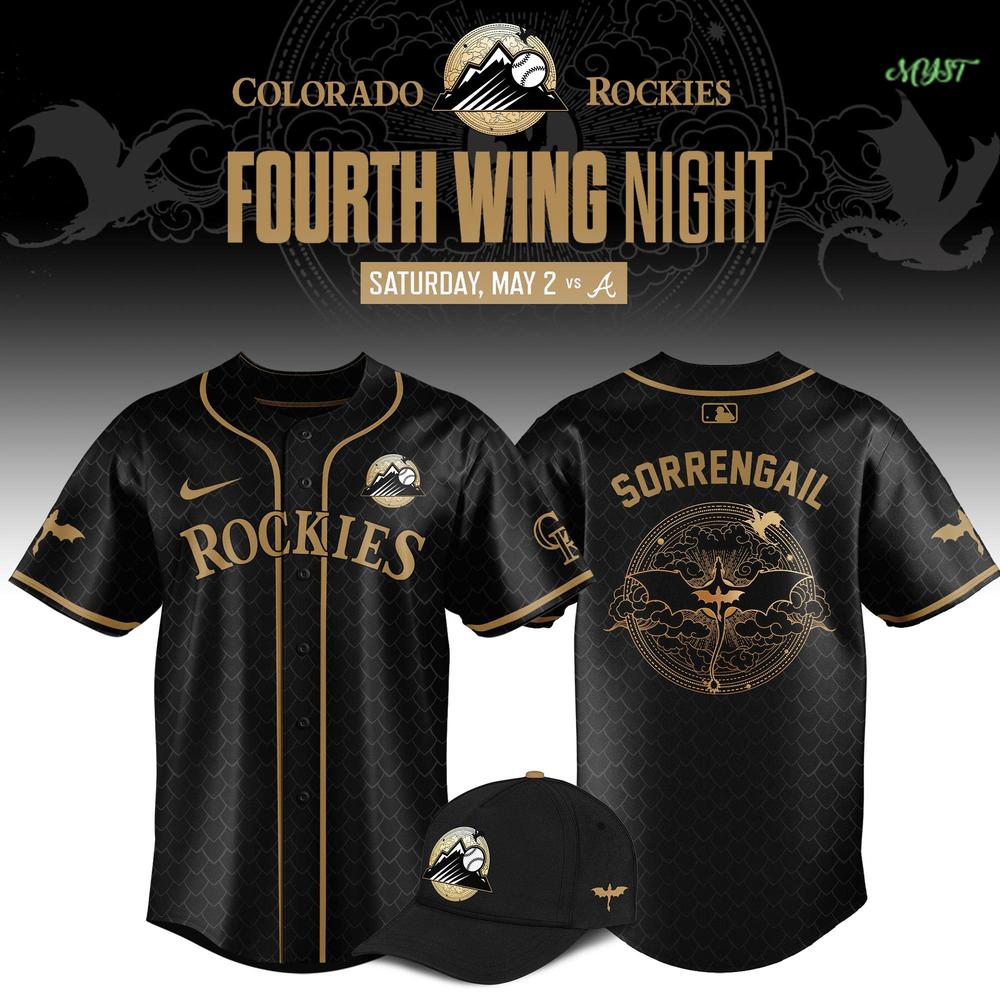 Colorado Rockies 2026 Fourth Wing Night Baseball Jersey