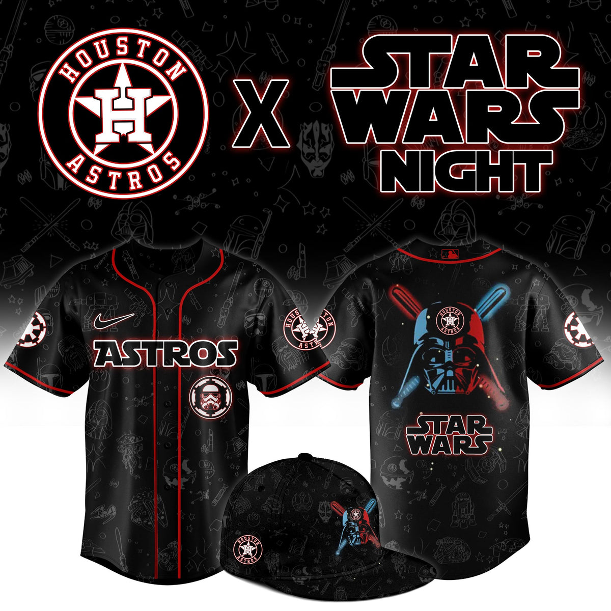 Houston Astros 2025 Star Wars Night Game Limited Jersey
