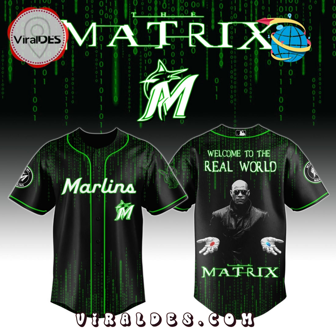 Miami Marlins MLB The Matrix Baseball Jersey